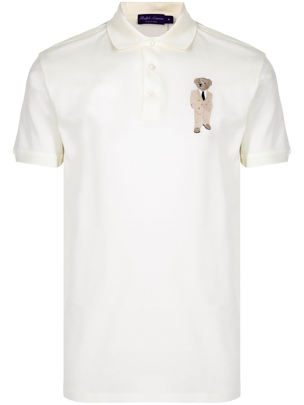 bear motif polo shirt - 1