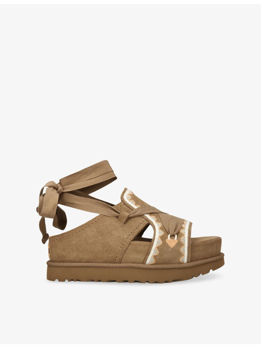 Goldenstar Hi Artistitch Suede Sandals - 1
