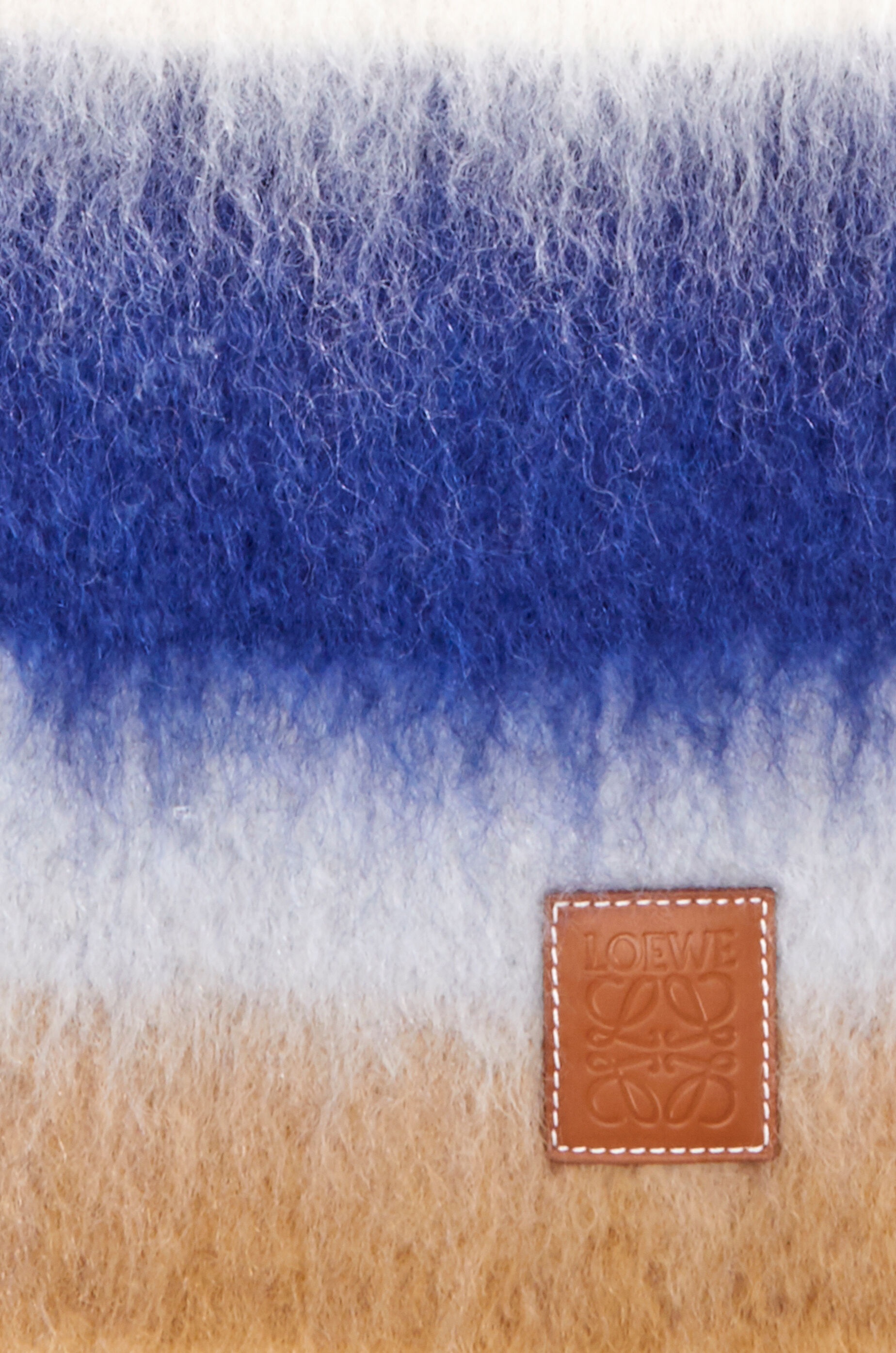 Stripe scarf in mohair - 4
