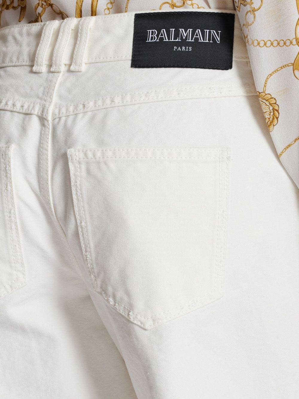 logo-patch jeans - 6