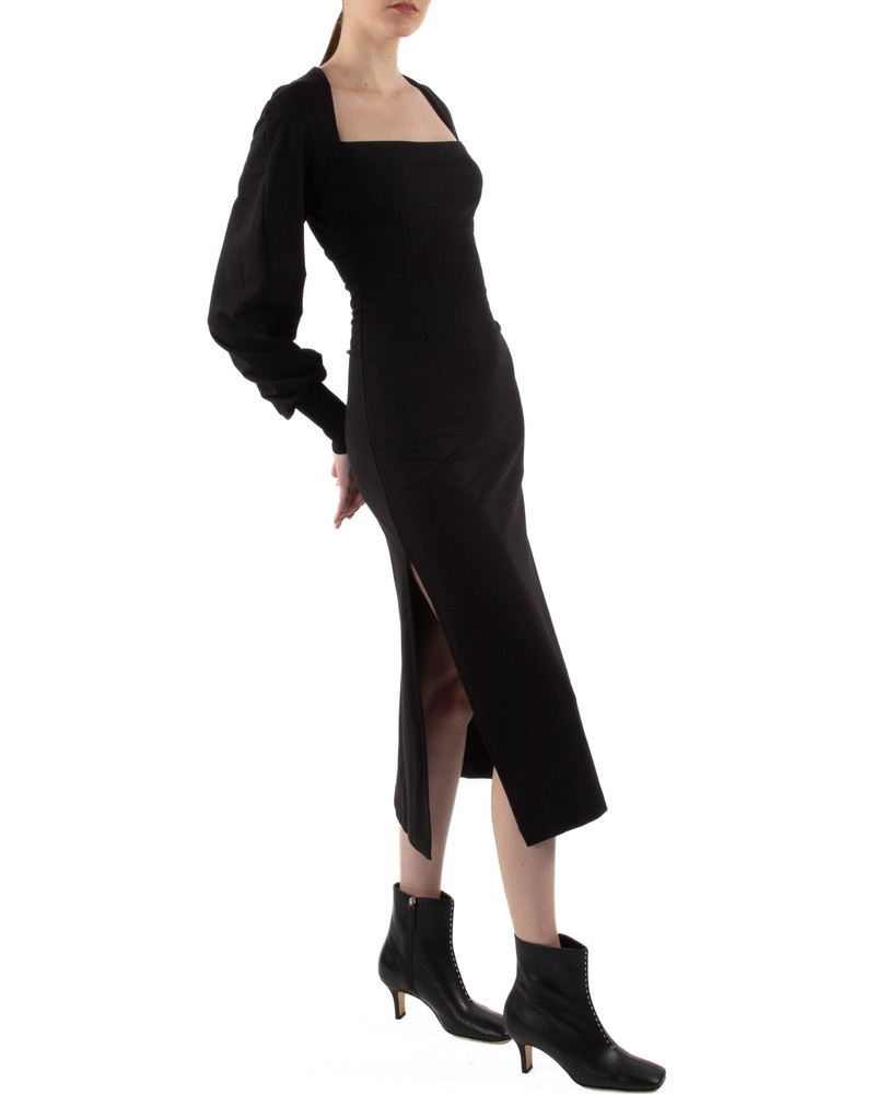 Elleme Square Collar Jersey Dress outlook