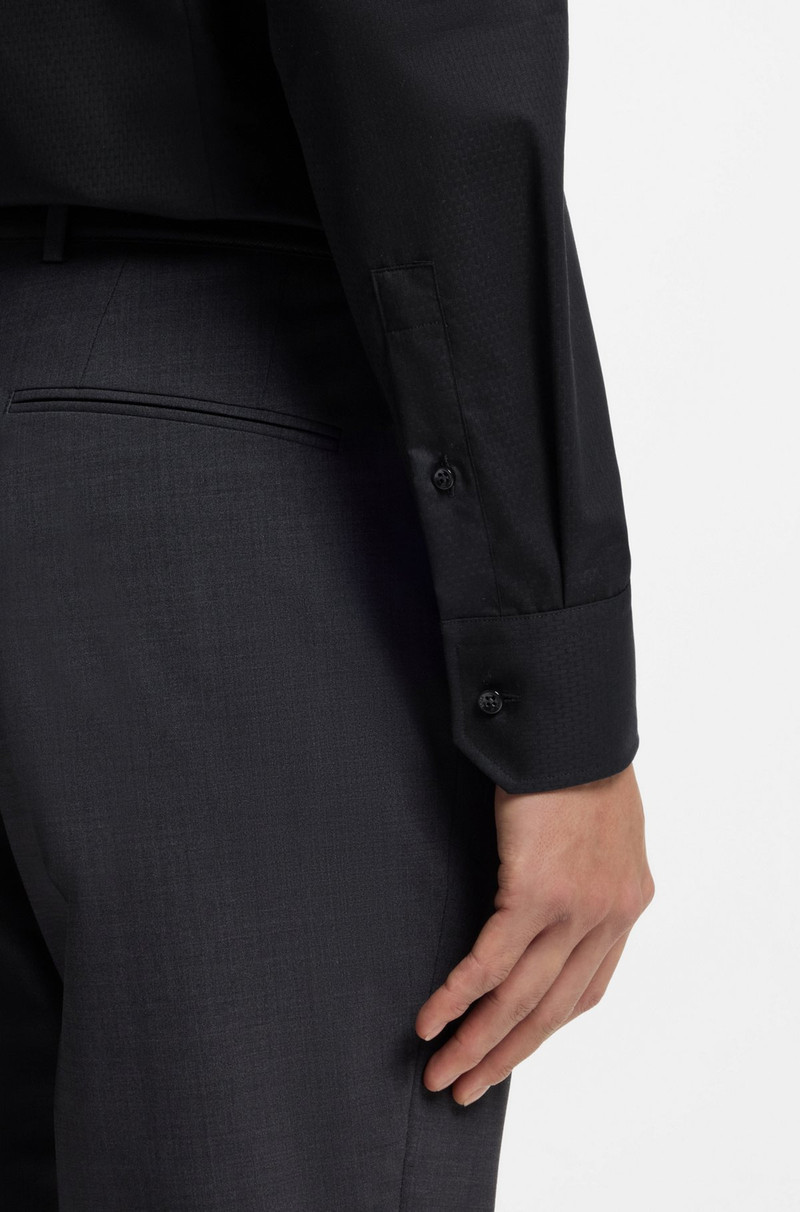 WRINKLE-RESISTANT SLIM-FIT SHIRT IN COTTON TWILL 6