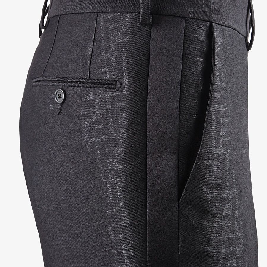 Black wool suit - 5