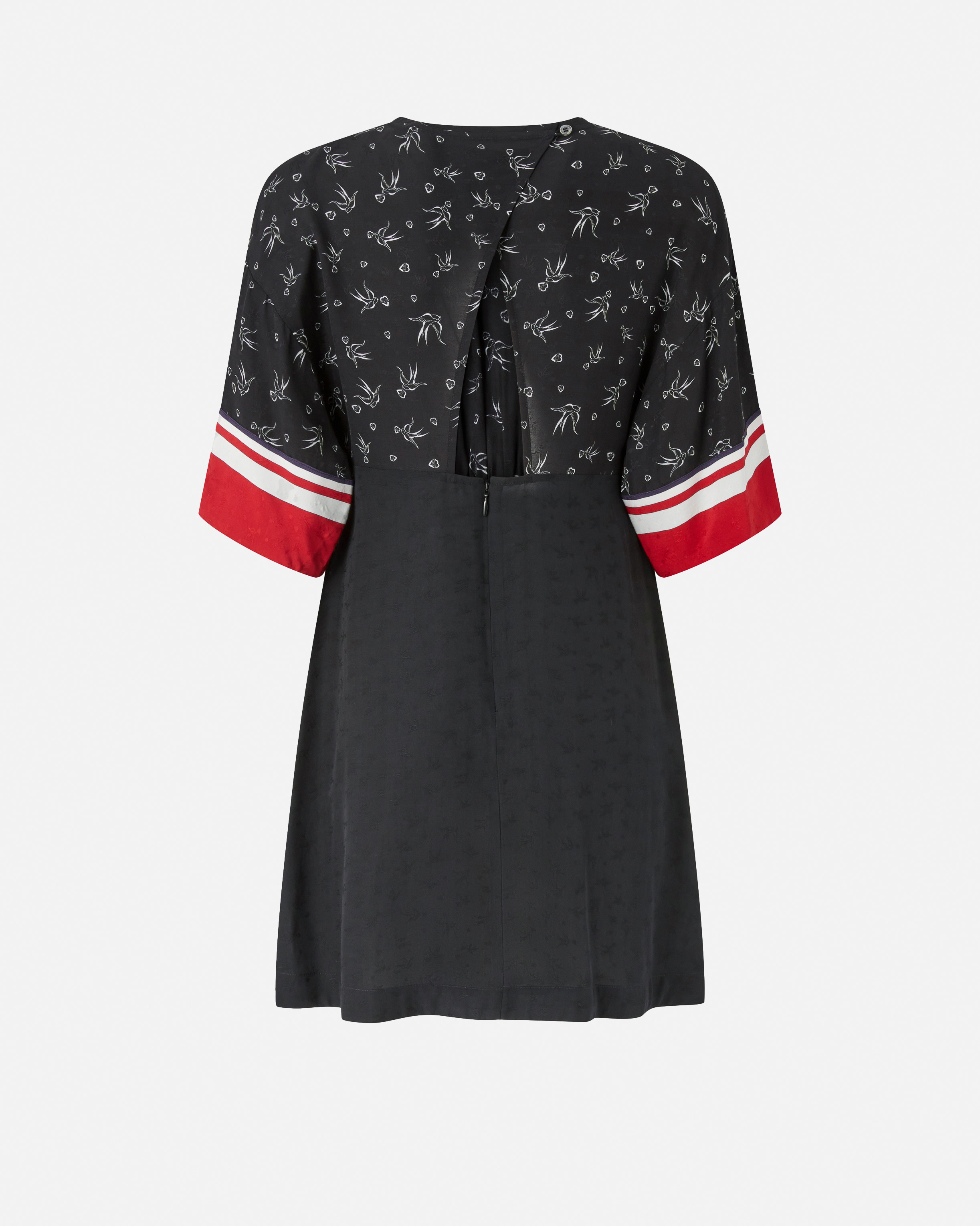 PRINTED VISCOSE JACQUARD DRESS - 6