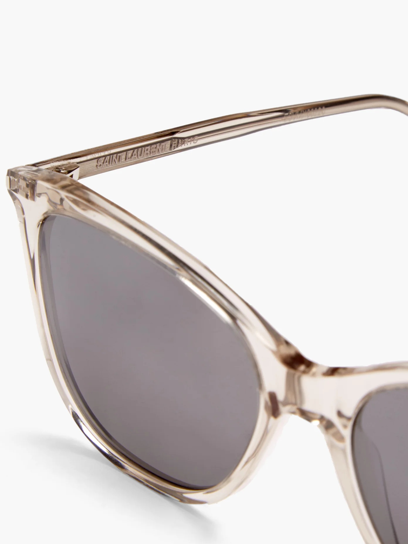 Cat-eye clear-acetate sunglasses - 2