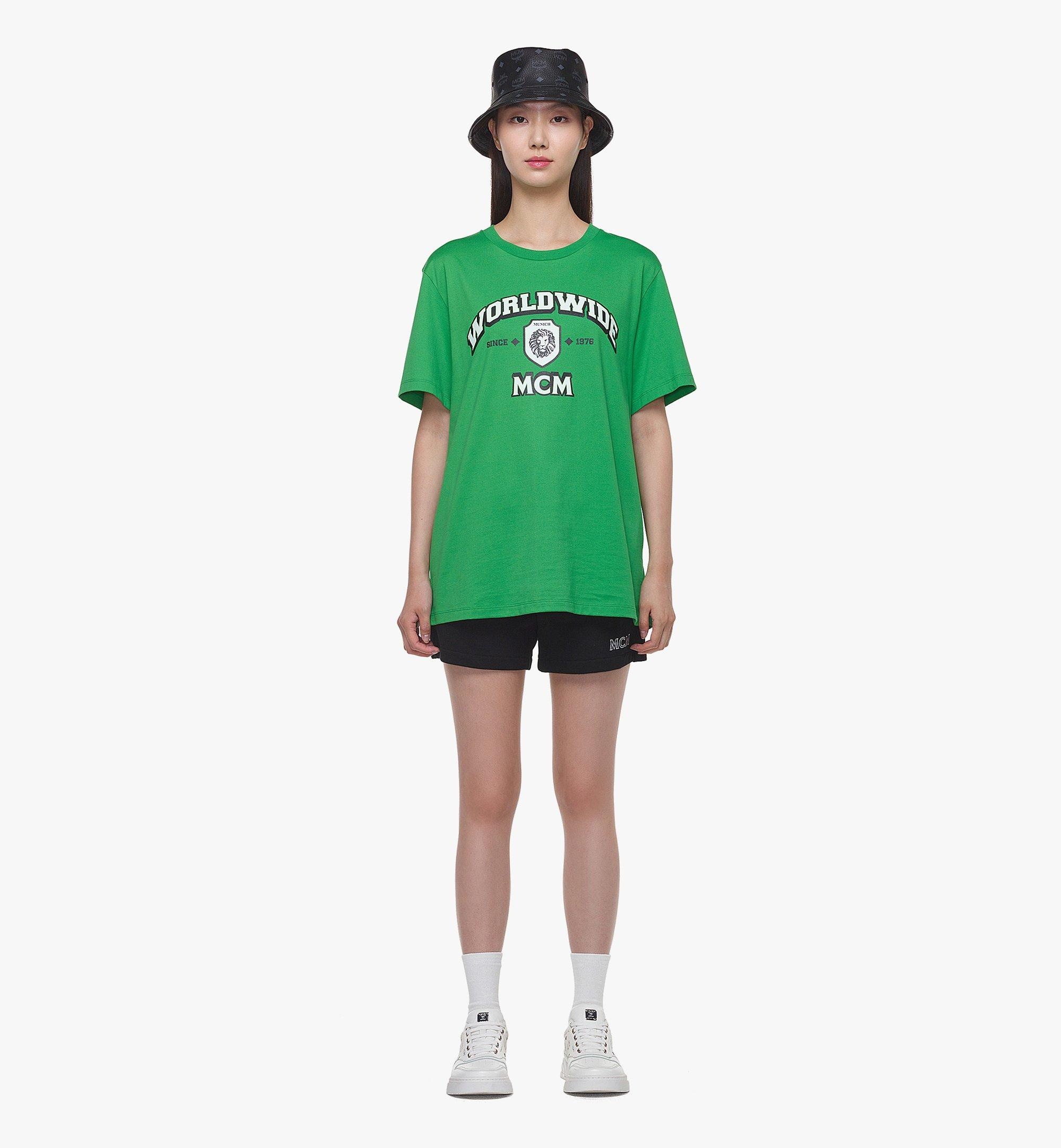 MCM Worldwide Print T-Shirt in Organic Cotton - 6