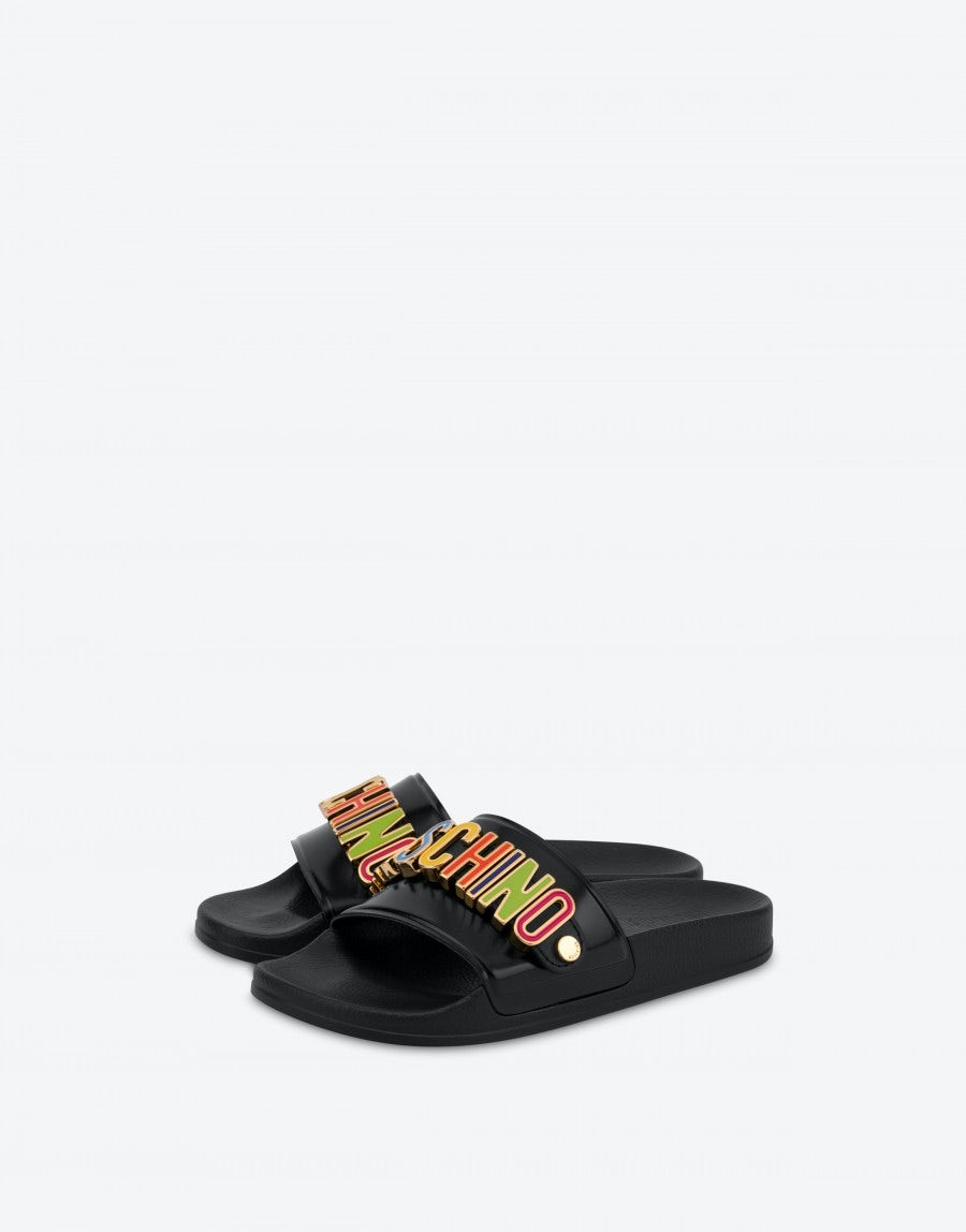 MULTICOLOR LOGO POOL SLIDES - 1