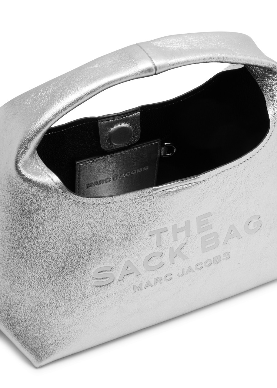Marc Jacobs The Sack Mini Metallic Leather top Handle bag - 4