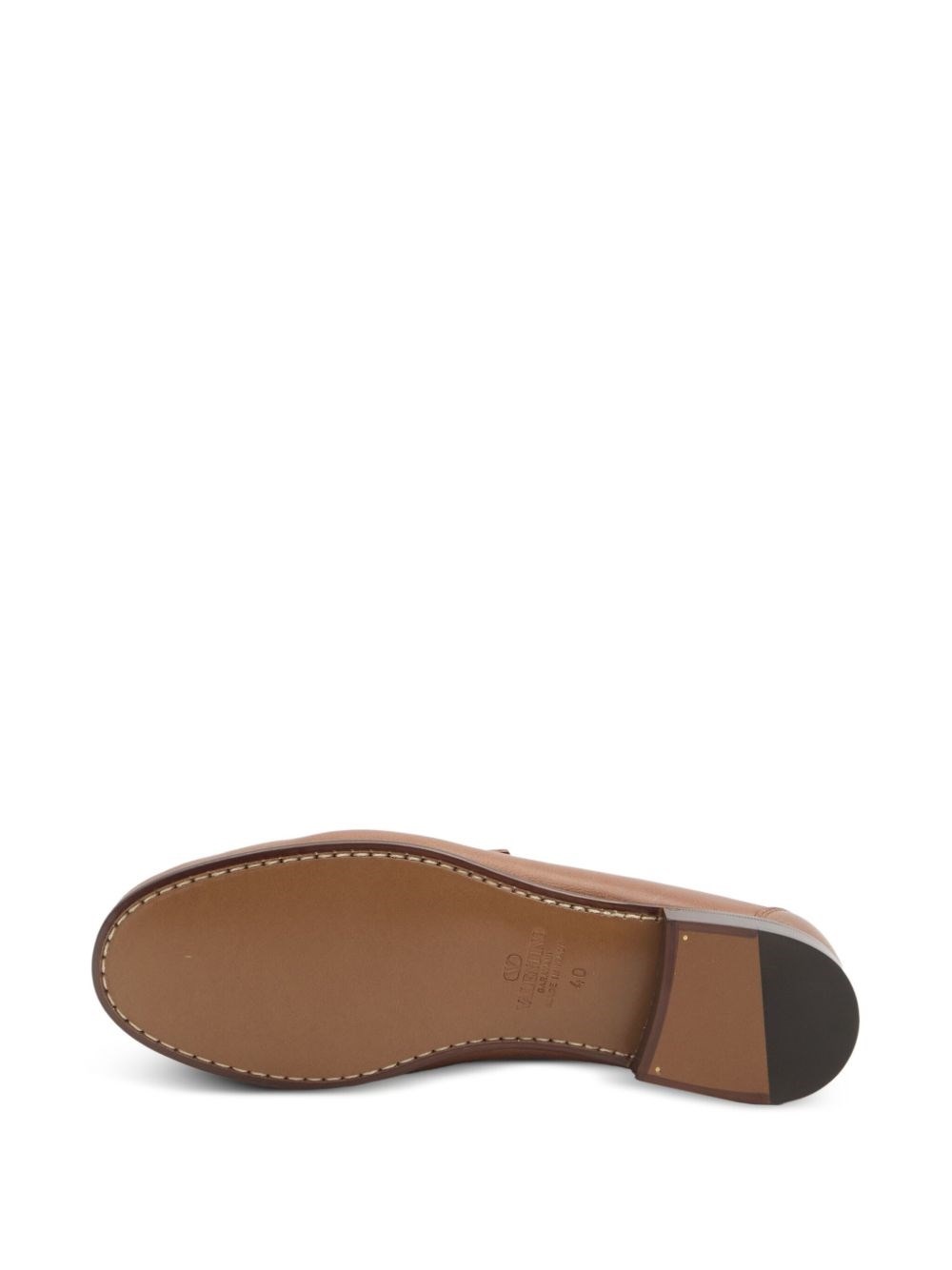 VLogo Signature leather loafers - 3