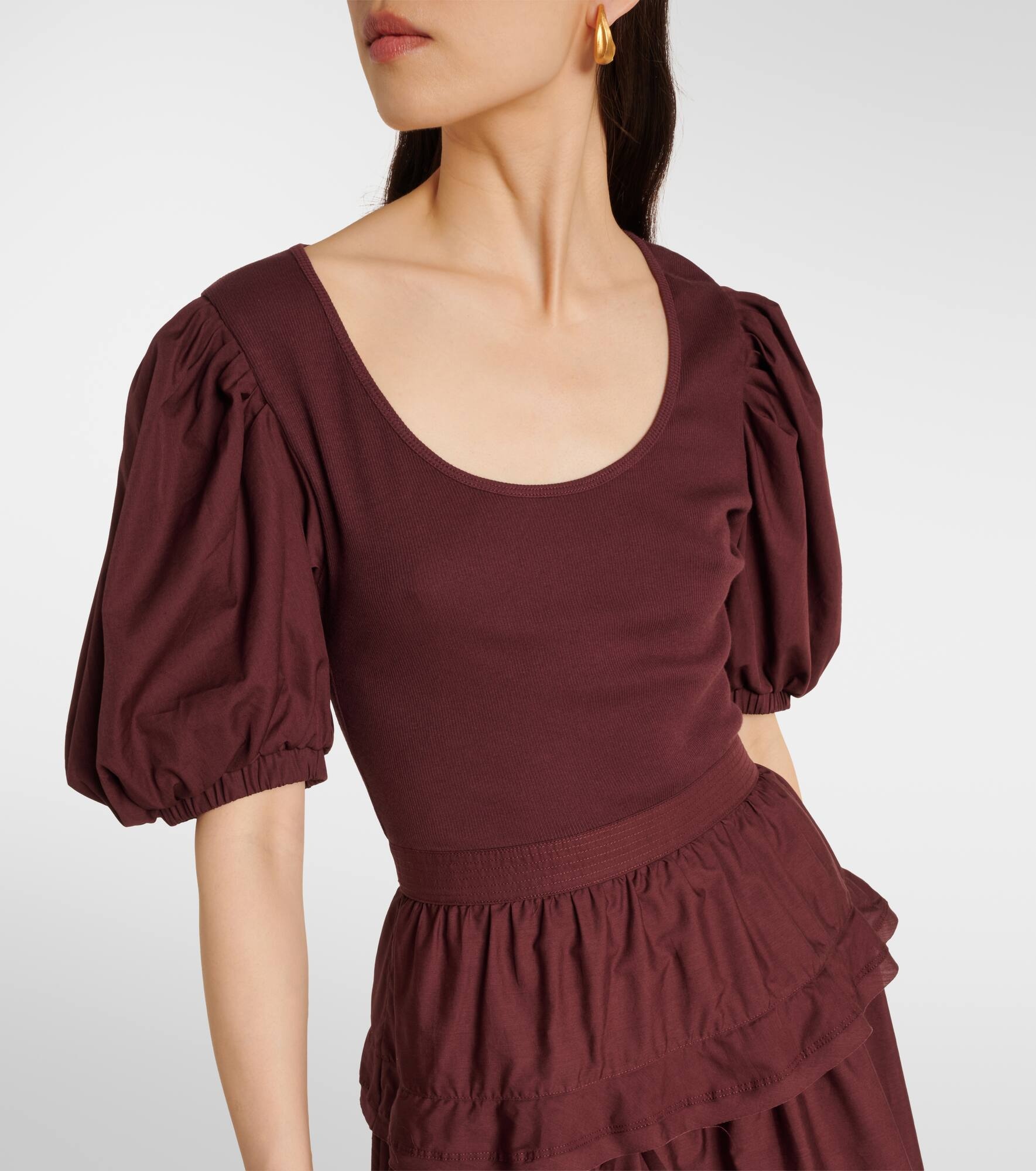 Tilda cotton-blend minidress - 4