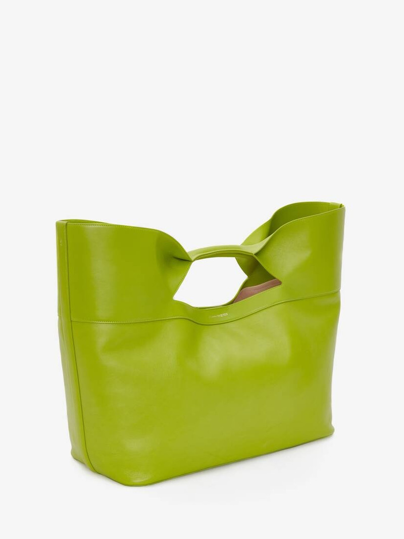Alexander McQueen Women's The Bow in Sap Green outlook