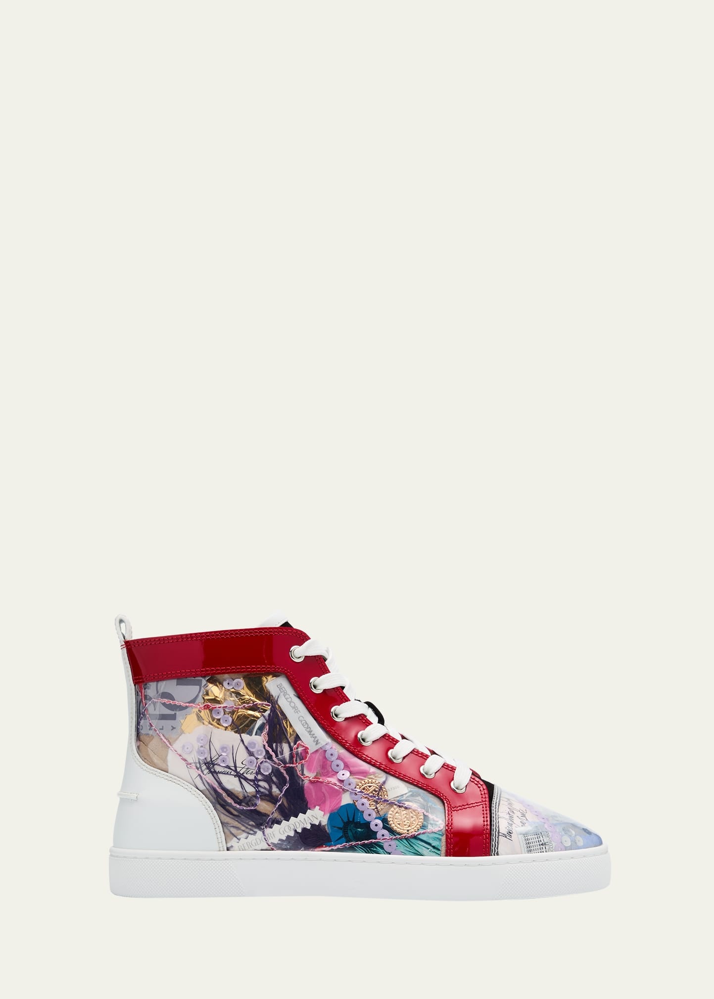 Men's Louis Trash High-Top Sneakers - 1