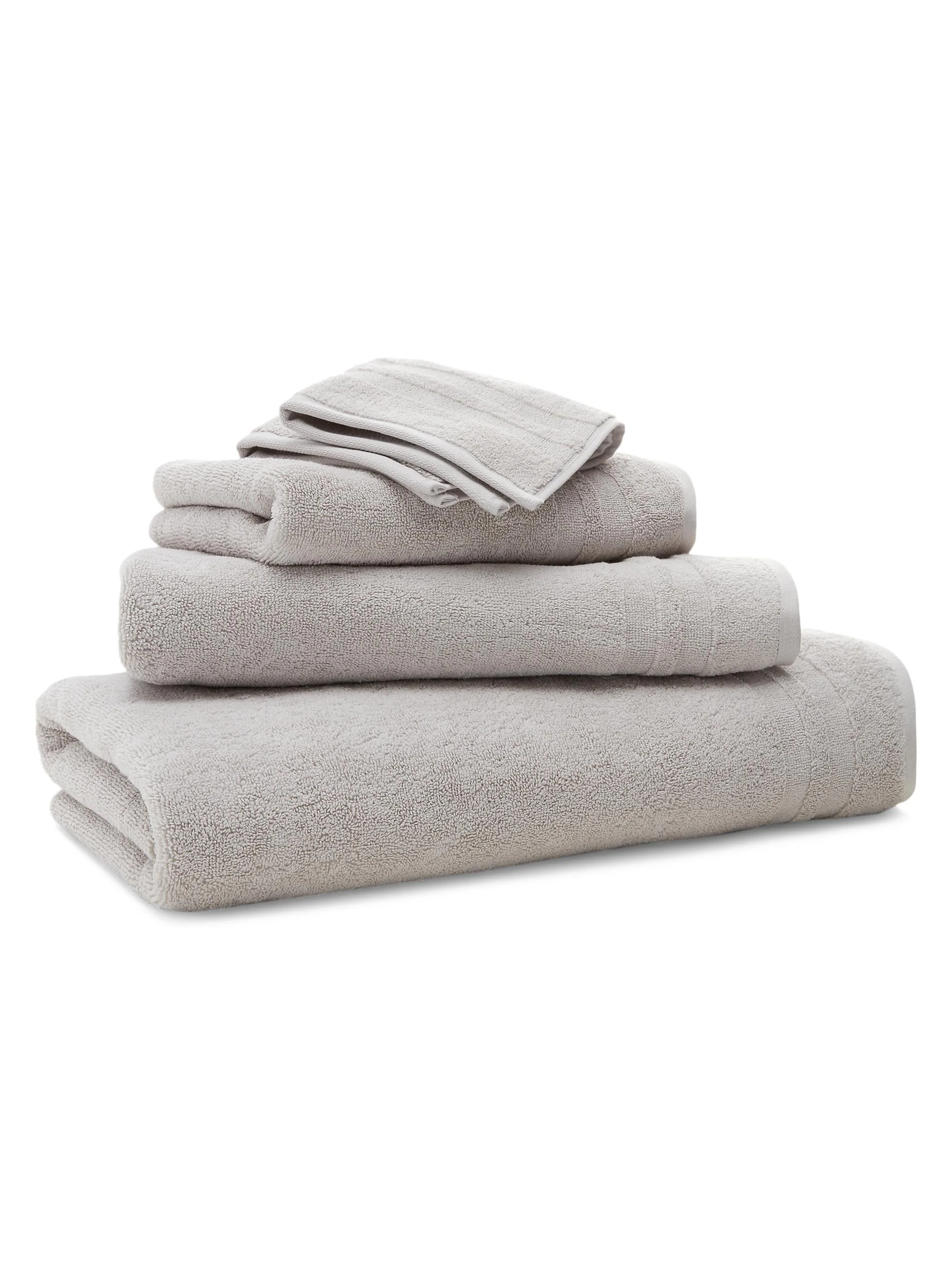 Payton Towel Collection - Stone Gray - 1