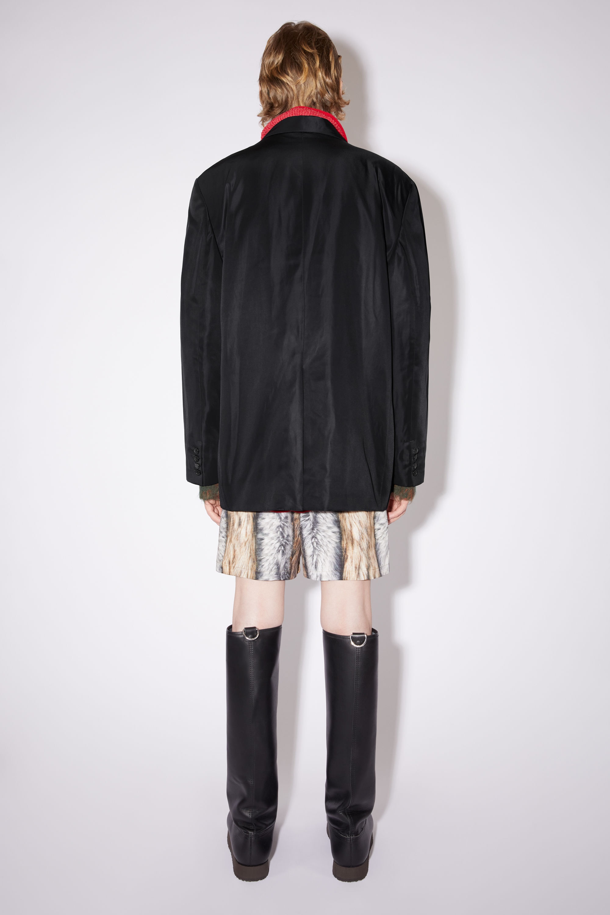 Relaxed fit suit jacket - Black - 3