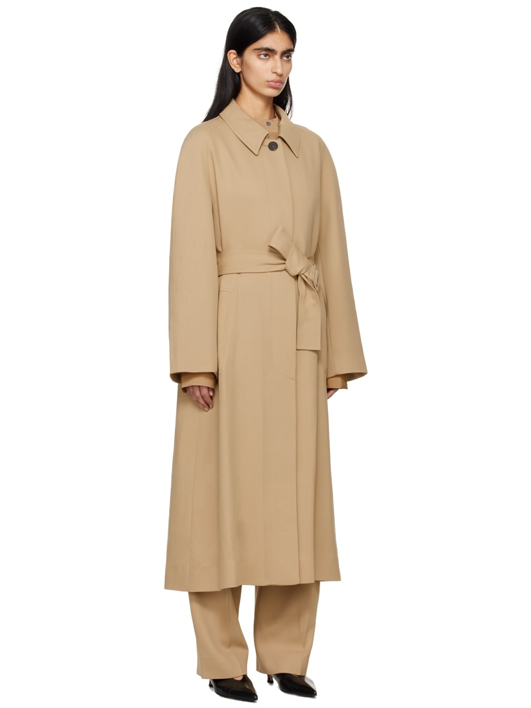 Beige Denali Trench Coat - 2