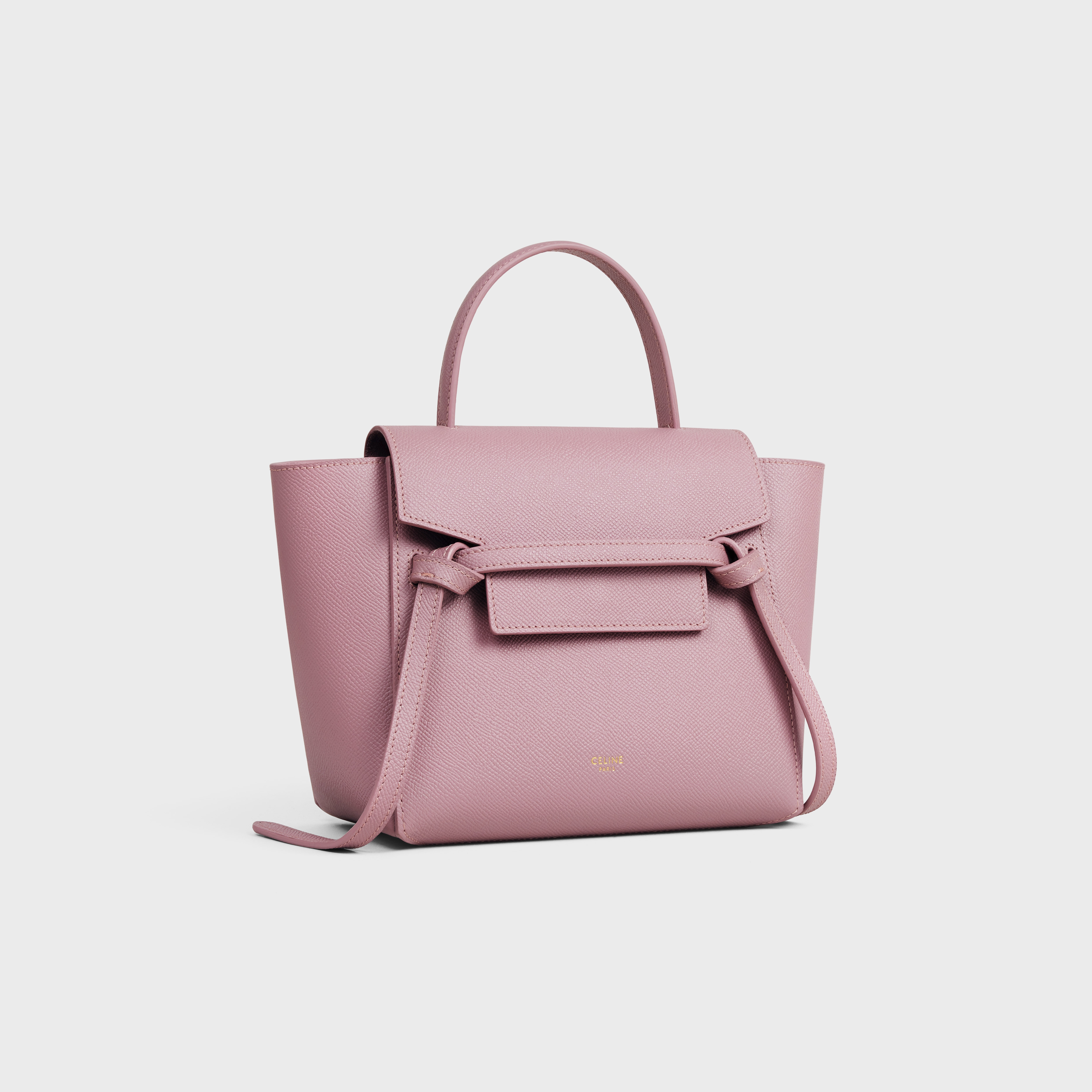Nano Belt bag in grained calfskin - 2