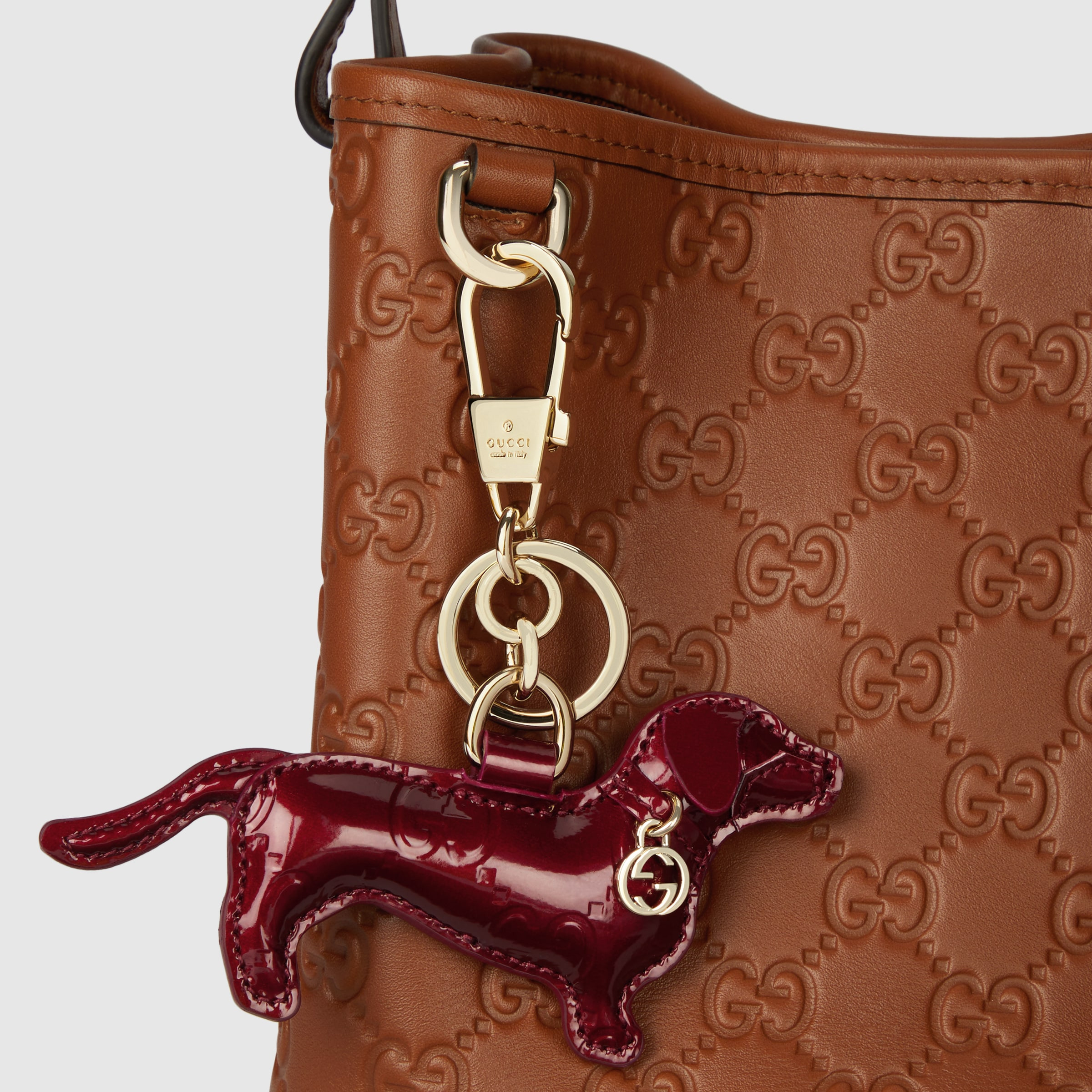Dog-shaped bag charm - 5
