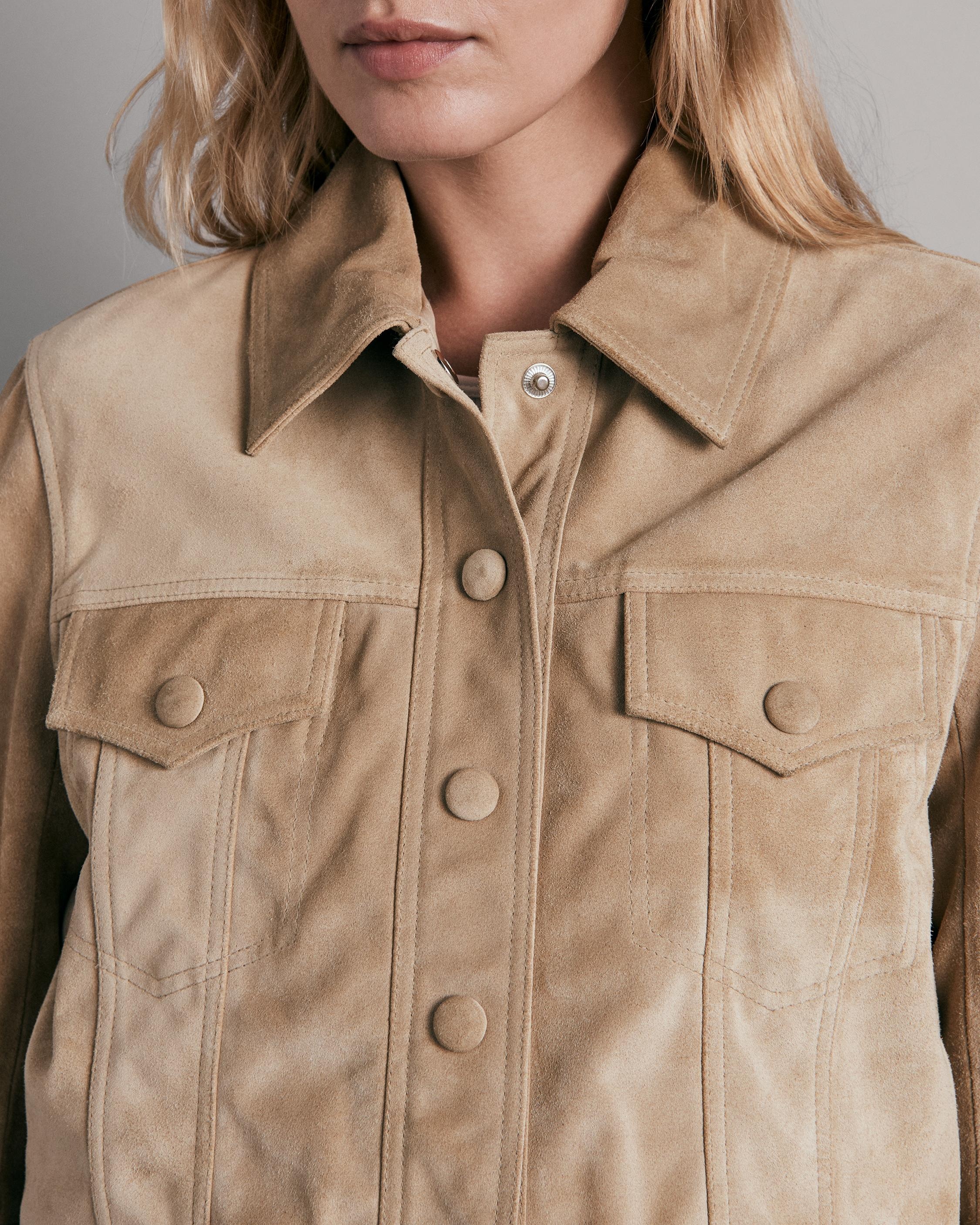 Dionne Suede Jacket
Classic Fit Jacket - 6