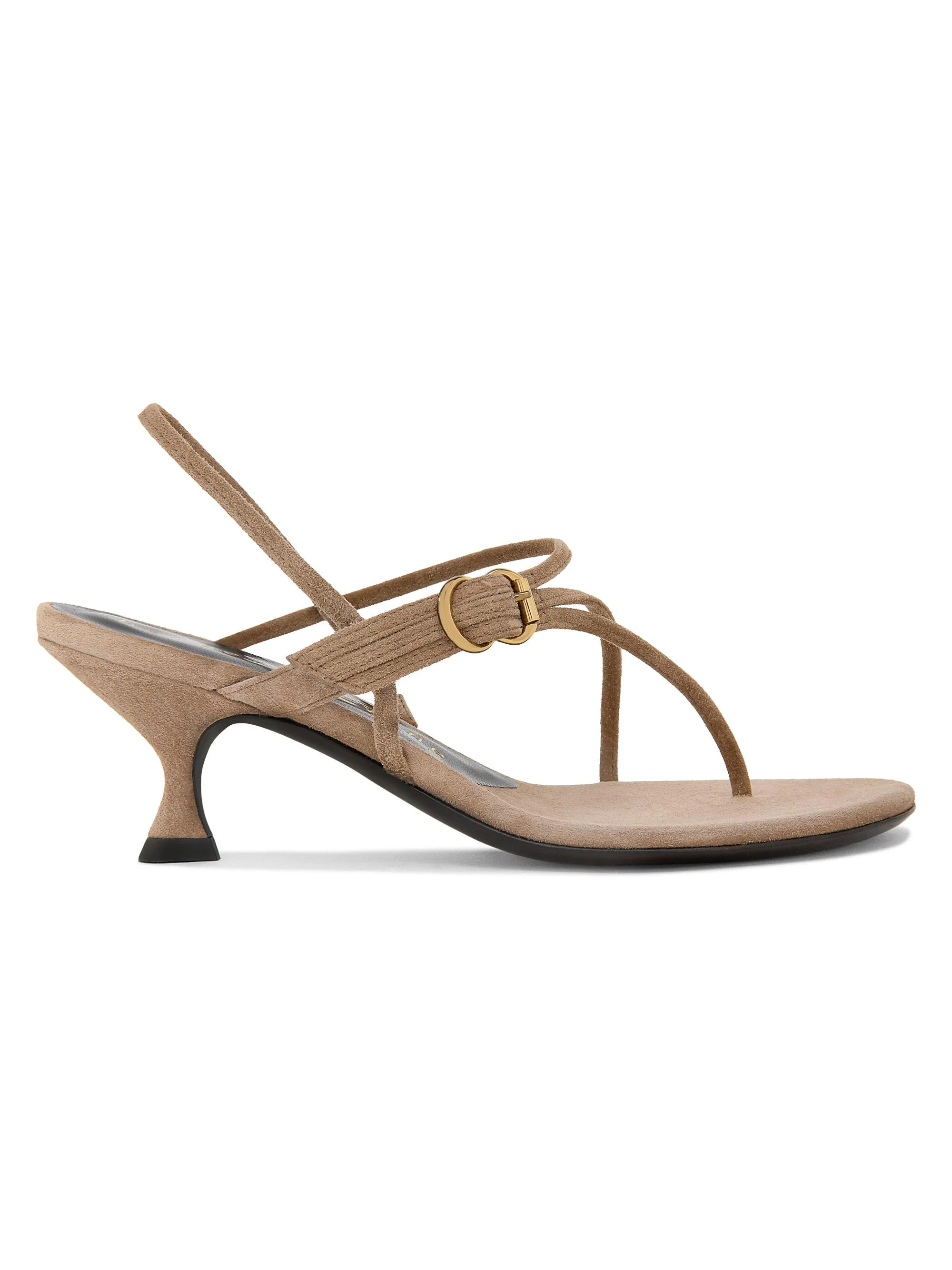 Women's Starry-Eyed 50MM Suede Slingback Sandals - Cigar - 1