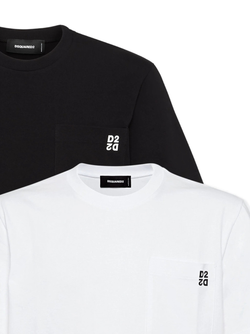 DSQUARED2 Dsquared2 Jersey T-Shirt (pack Of Two) outlook