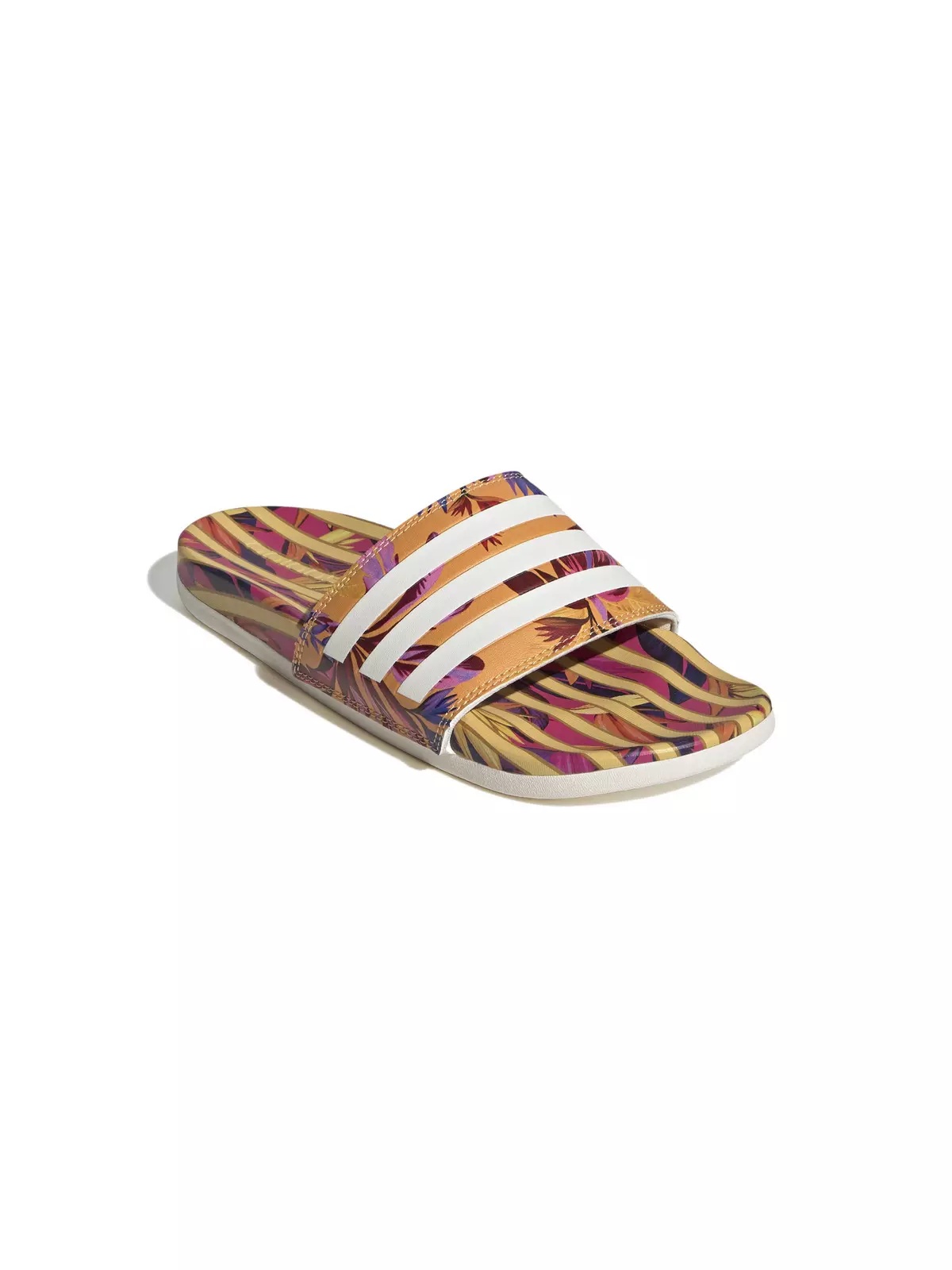 Adilette Comfort "Bright Orange/Off White/Off White" Women's Sandal - 3