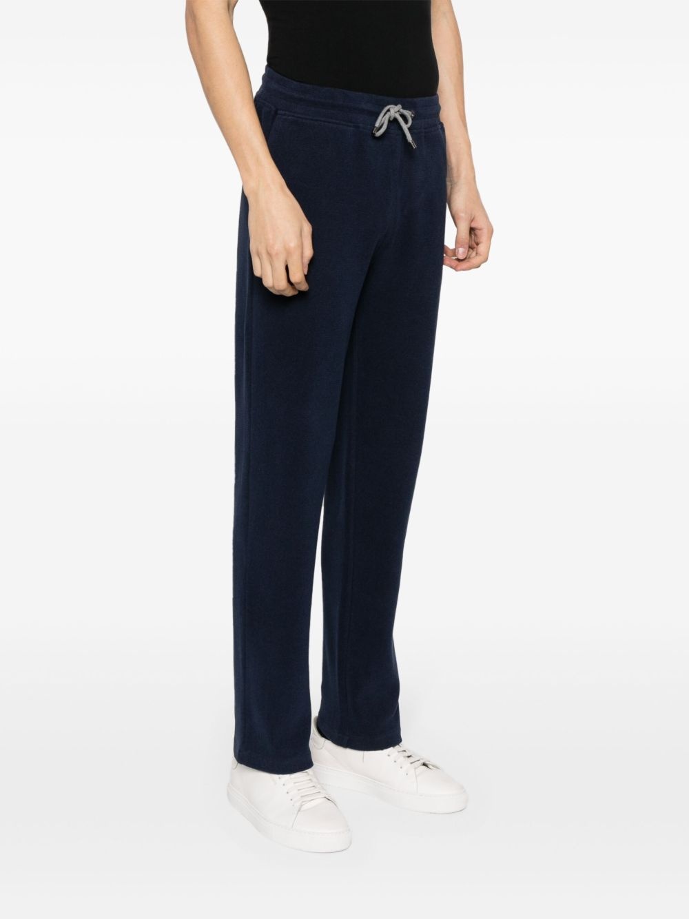 straight-leg drawstring track pants - 3