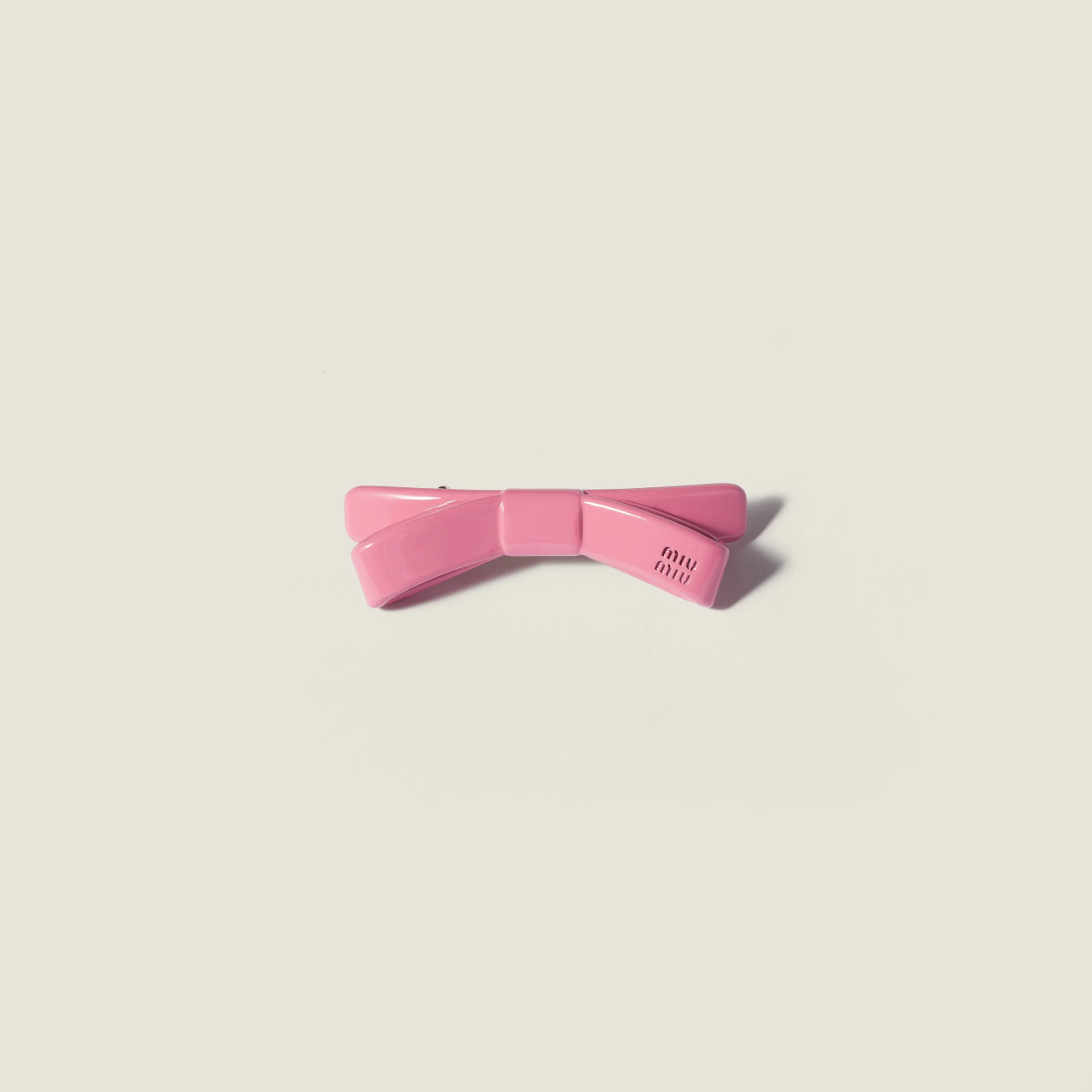 Enameled metal hair clip - 1
