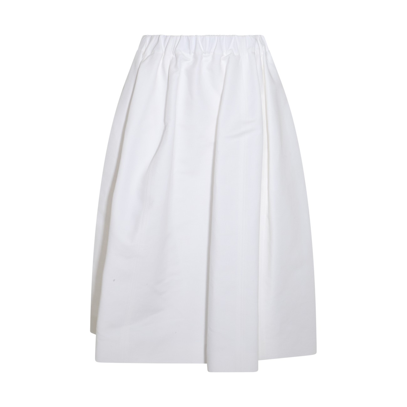 white cotton skirt - 1