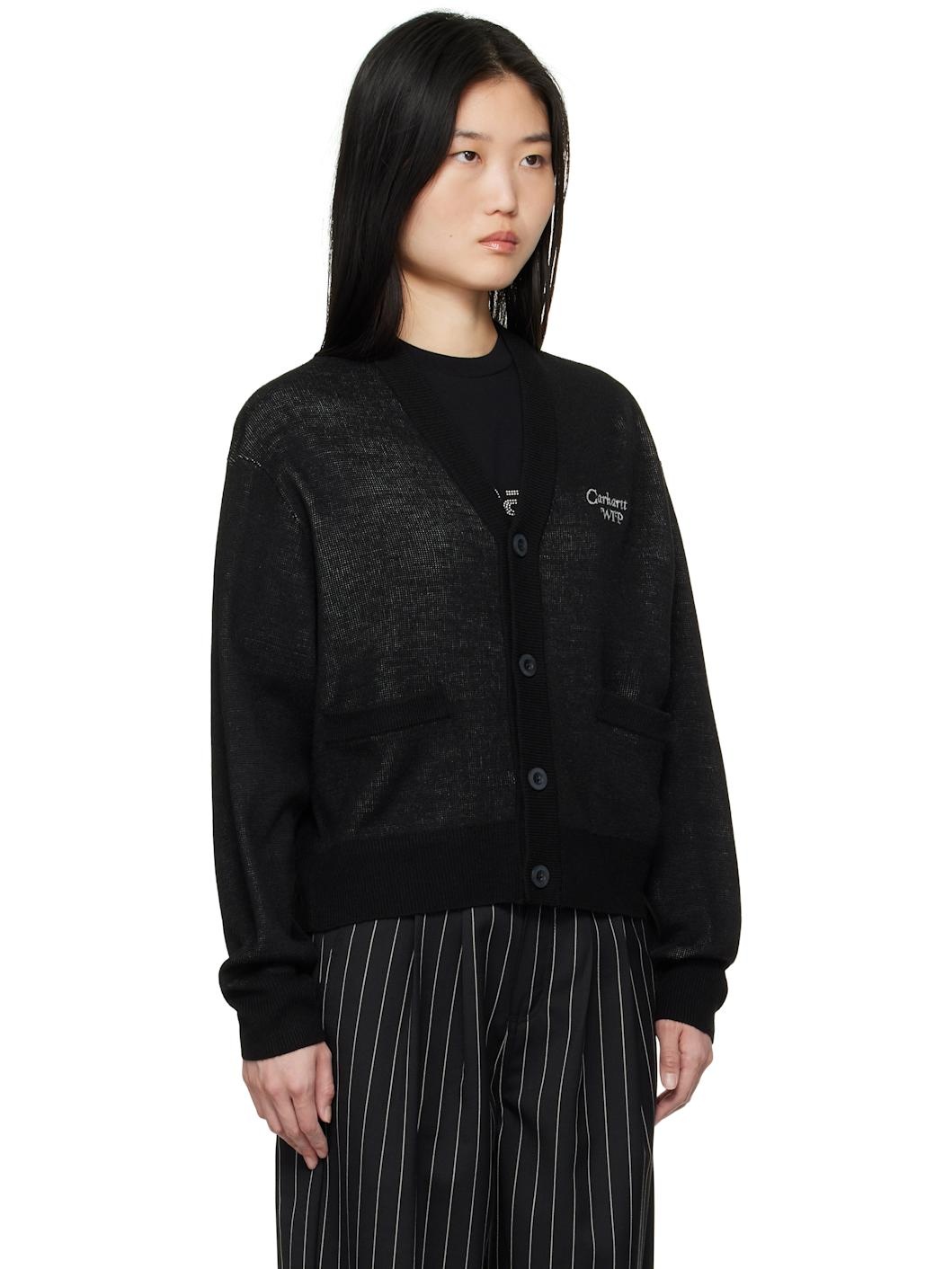 Black 'Harttbreaker' Cardigan - 2