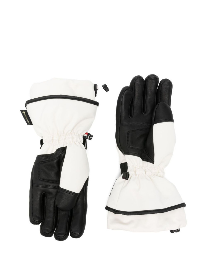 Moncler Grenoble panelled ski gloves outlook