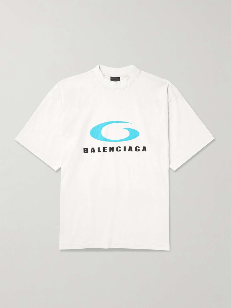 Oversized Logo-Print Cotton-Jersey T-Shirt - 1