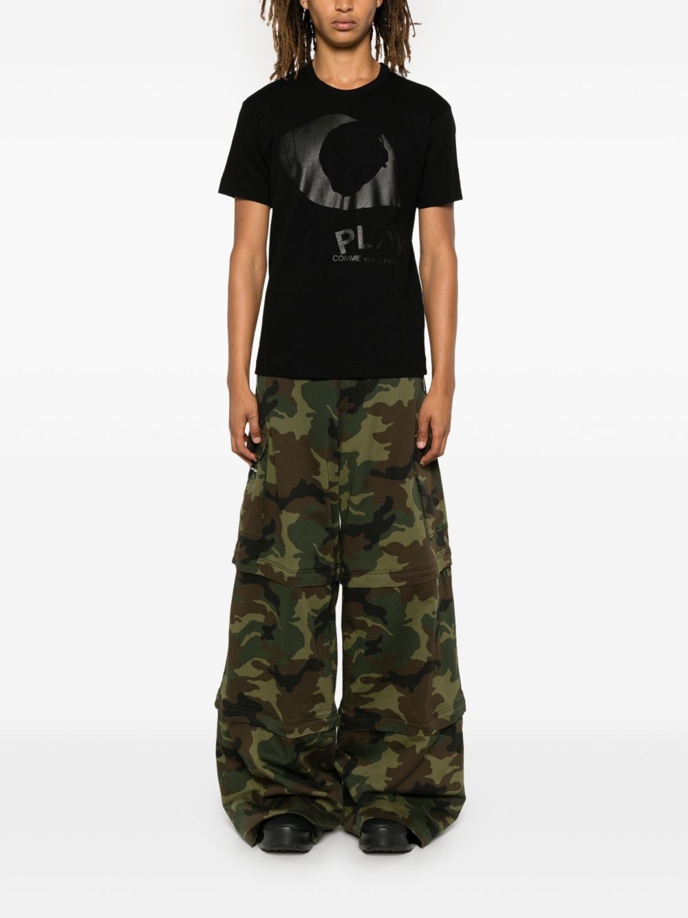eye-print T-shirt - 2