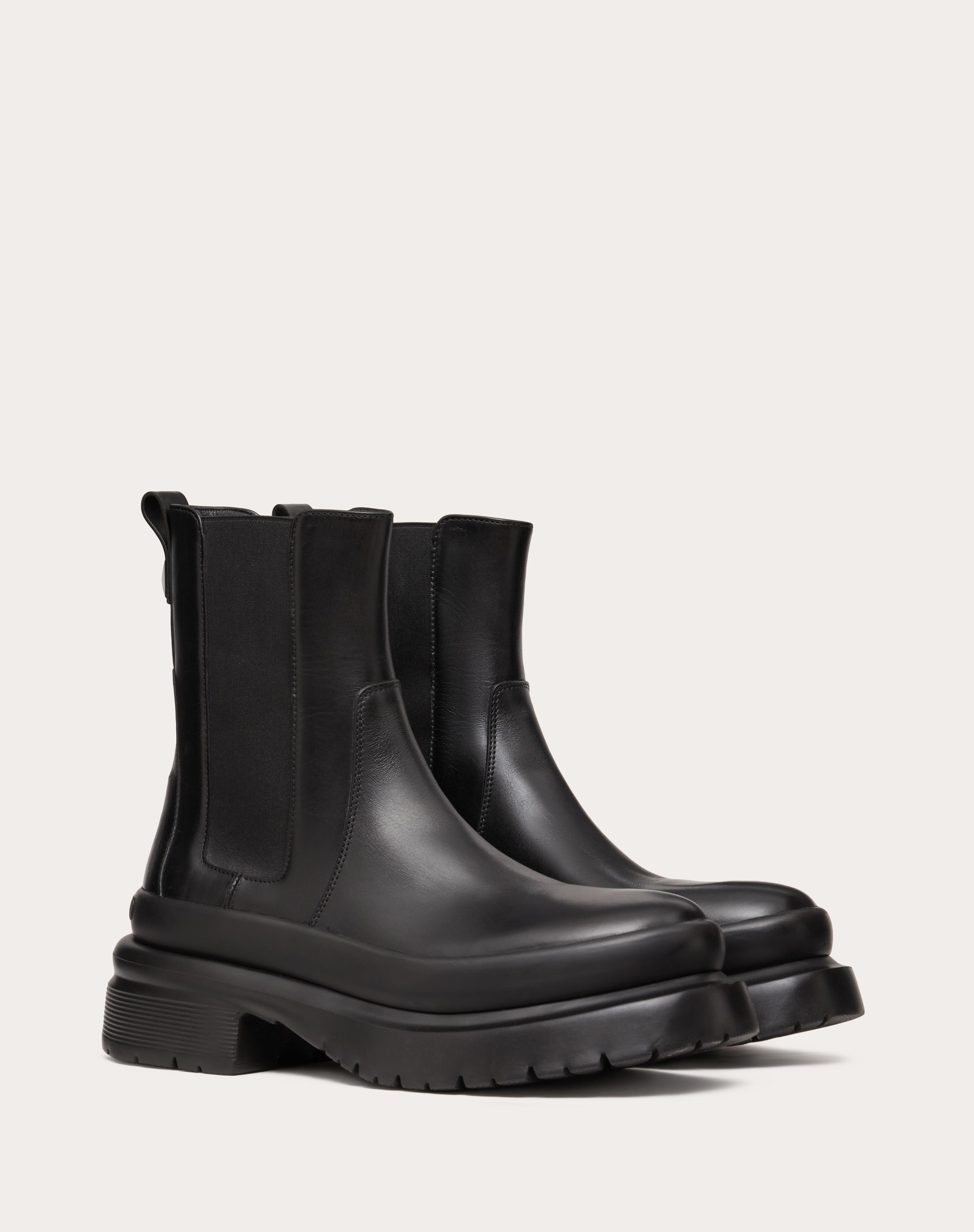 ROMAN STUD CALFSKIN ANKLE BOOT - 2