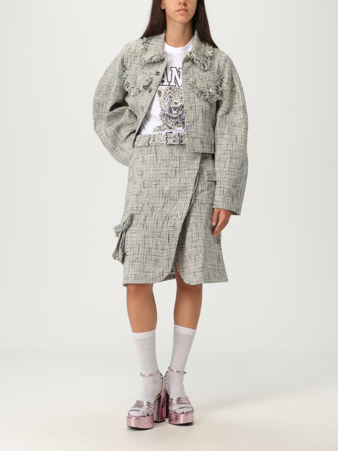 Skirt woman Ganni - 2