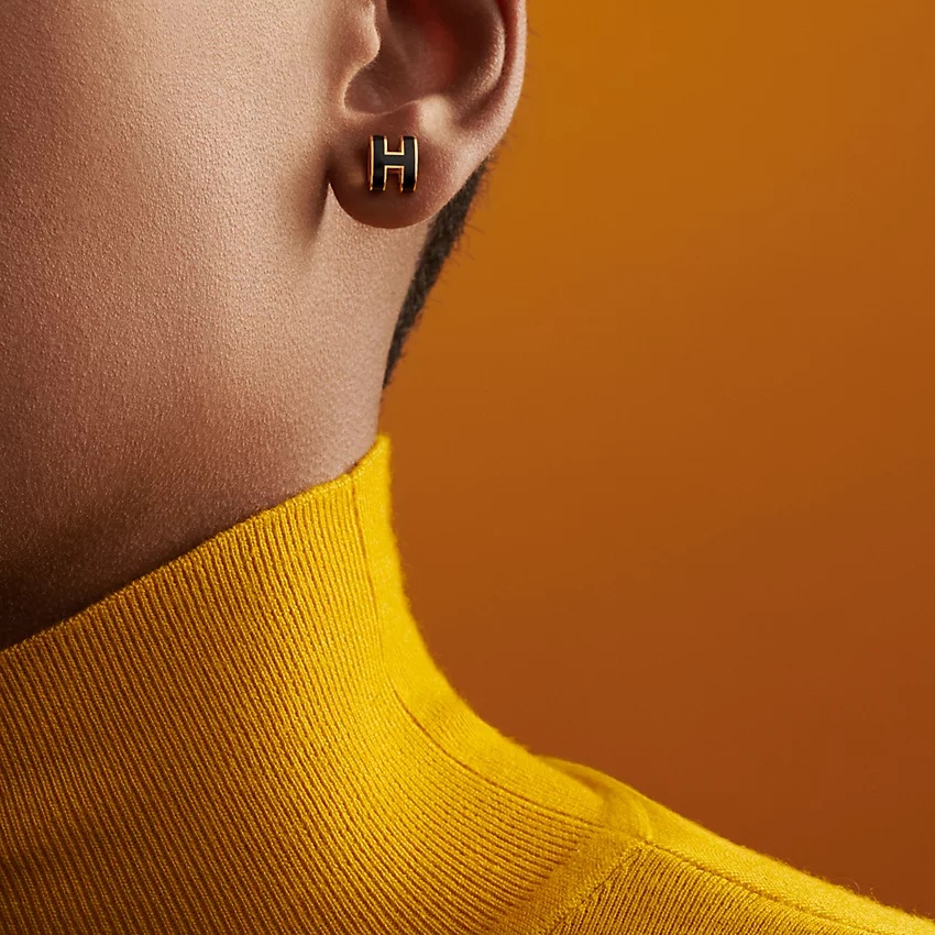 Mini Pop H earrings - 2