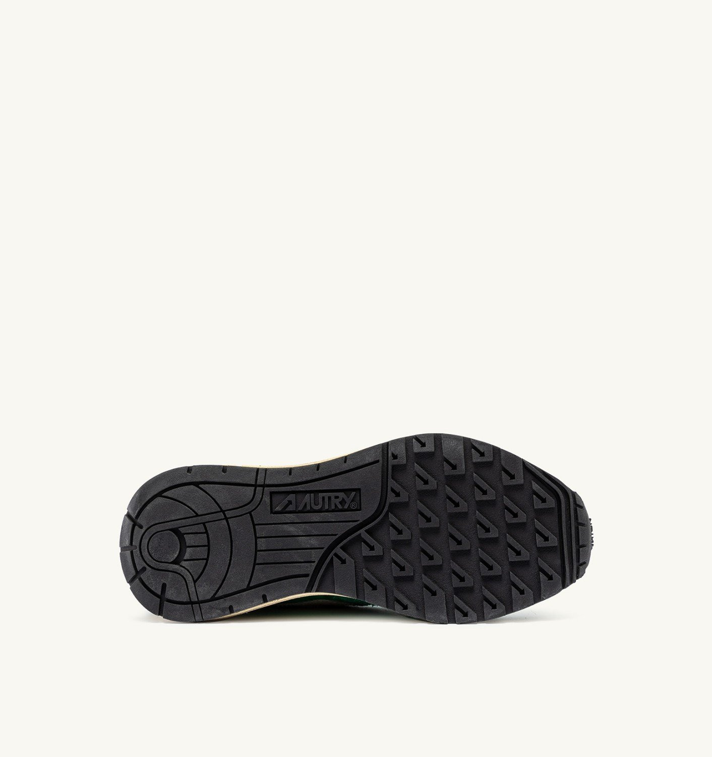 REELWIND SUPER VINTAGE SNEAKERS IN GREEN NYLON AND SUEDE - 4