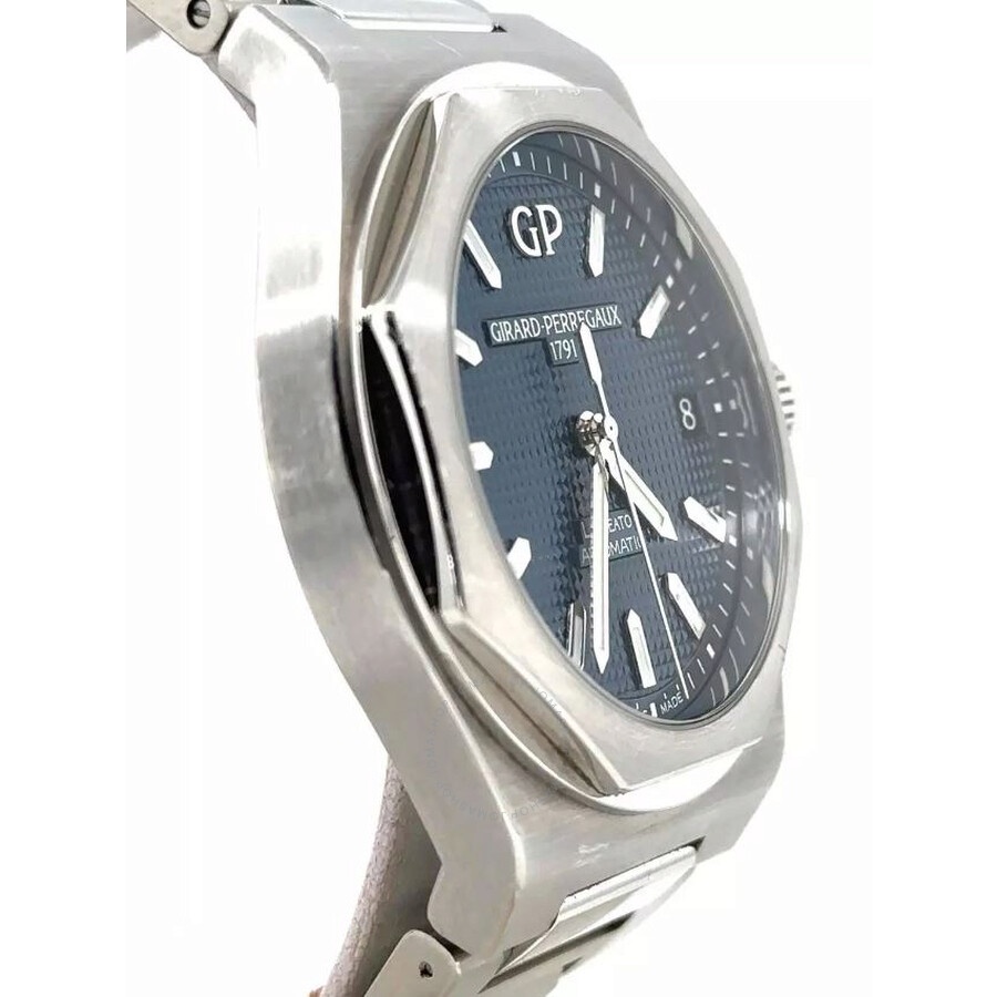 Pre-owned Girard Perregaux Laureato Blue Dial Men's Watch 81010-11-431-11A - 4