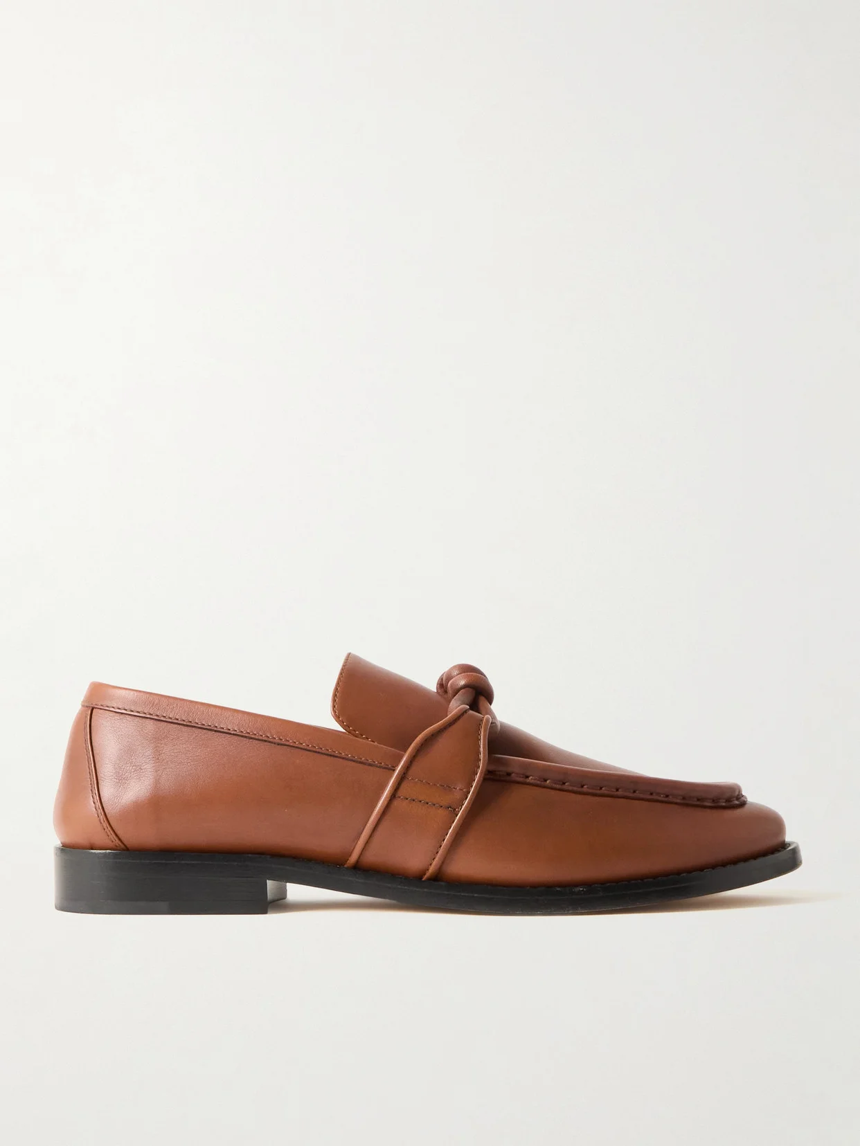 Astaire Knotted Leather Loafers - 1