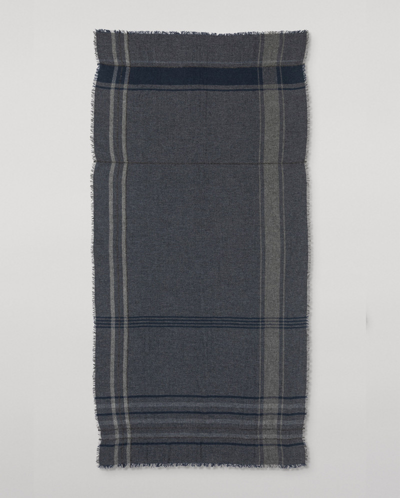 Gullane Dark Cashmere Stole 6