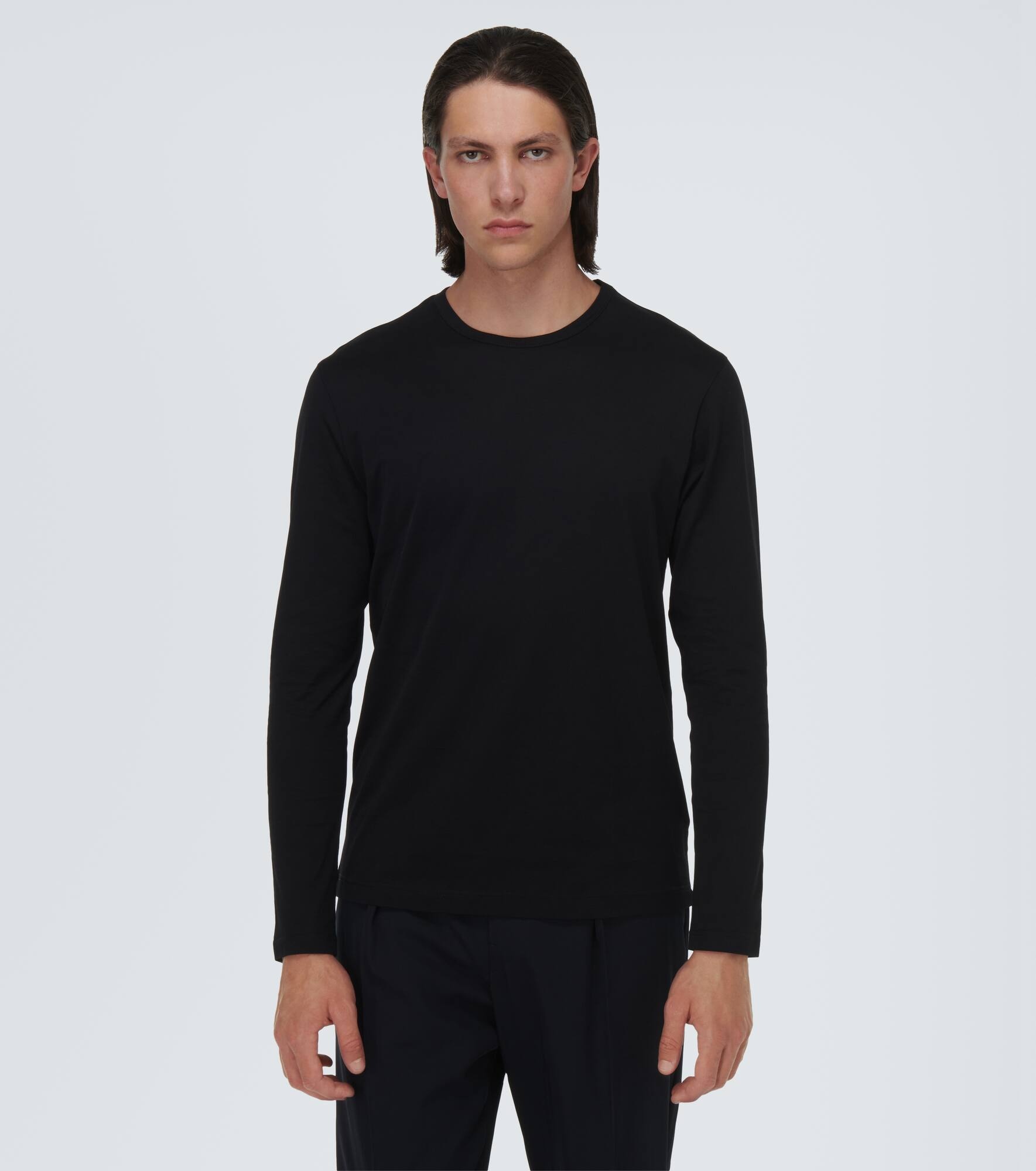 Classic long sleeve cotton T-shirt - 3