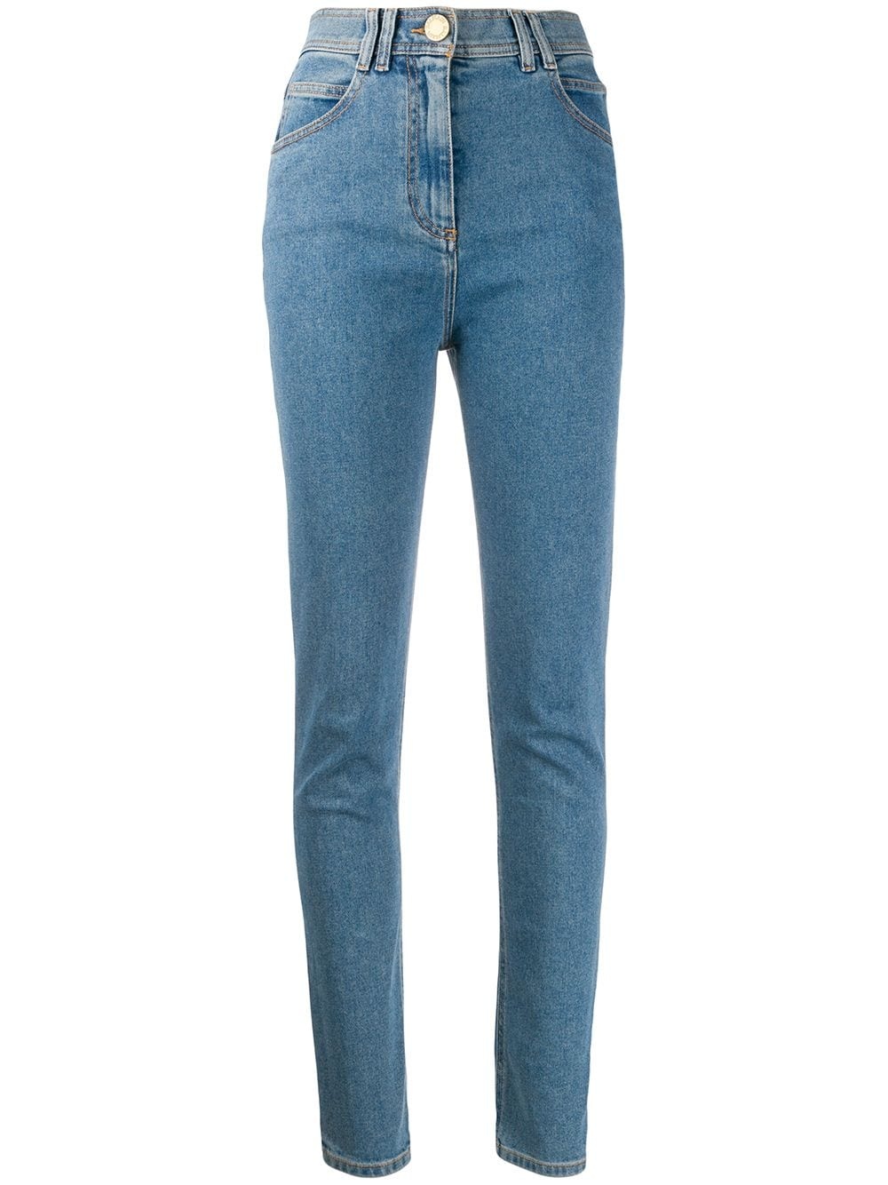 high-rise skinny jeans - 1