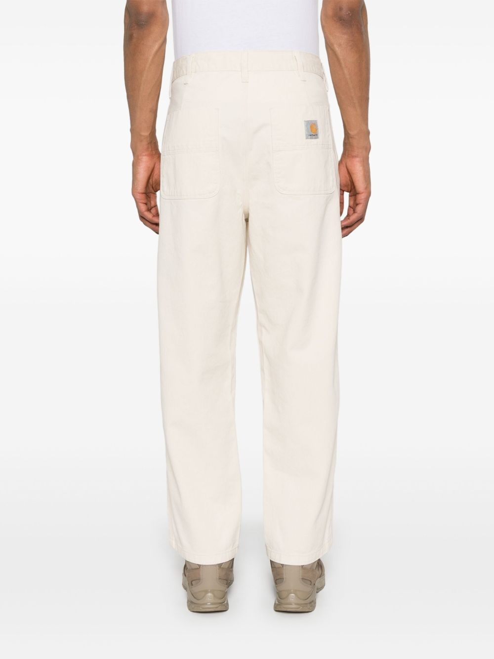 logo-patch trousers - 4