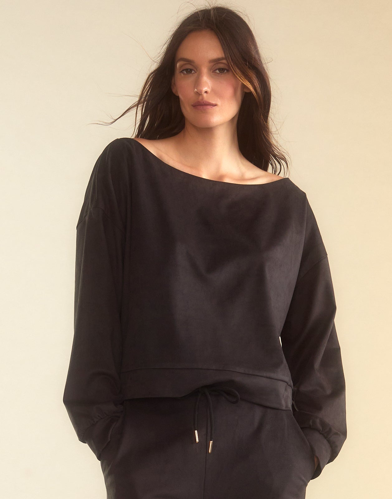 Sleek Ultrasuede Pullover - 5