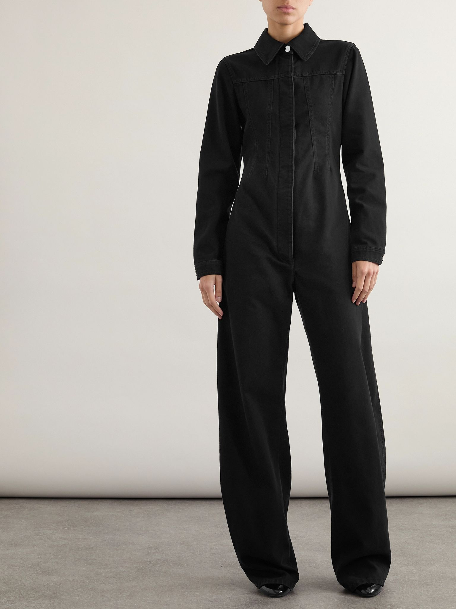 Denim jumpsuit Black - 2