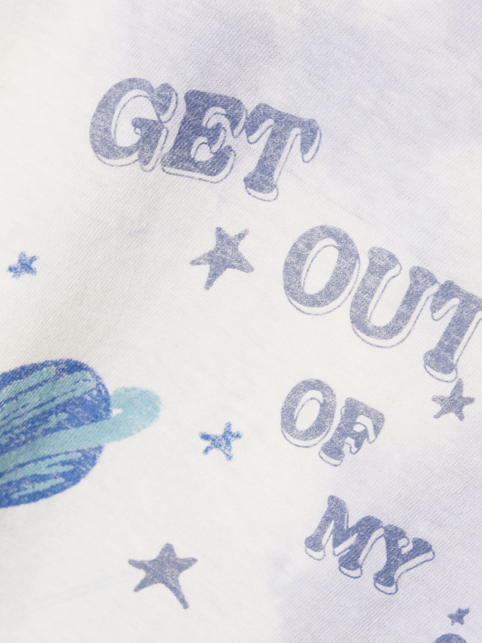My Space tie-dyed printed cotton-jersey T-shirt White - 4