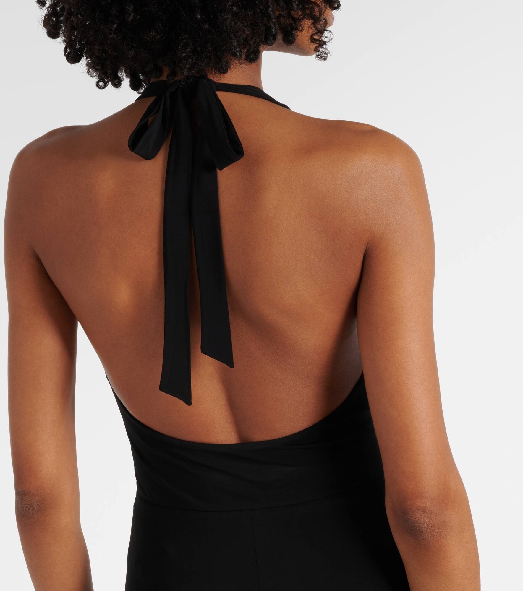 Ghiotto cutout halterneck maxi dress - 6