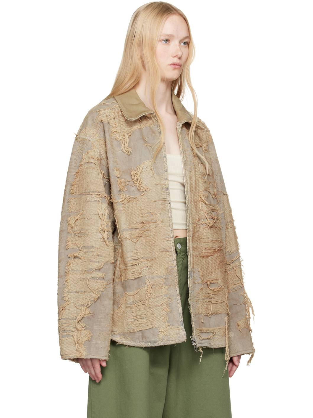 Tan D-Ivar-Fsg Denim Jacket - 2
