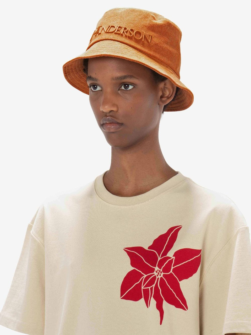 CANVAS BUCKET HAT WITH LOGO 4