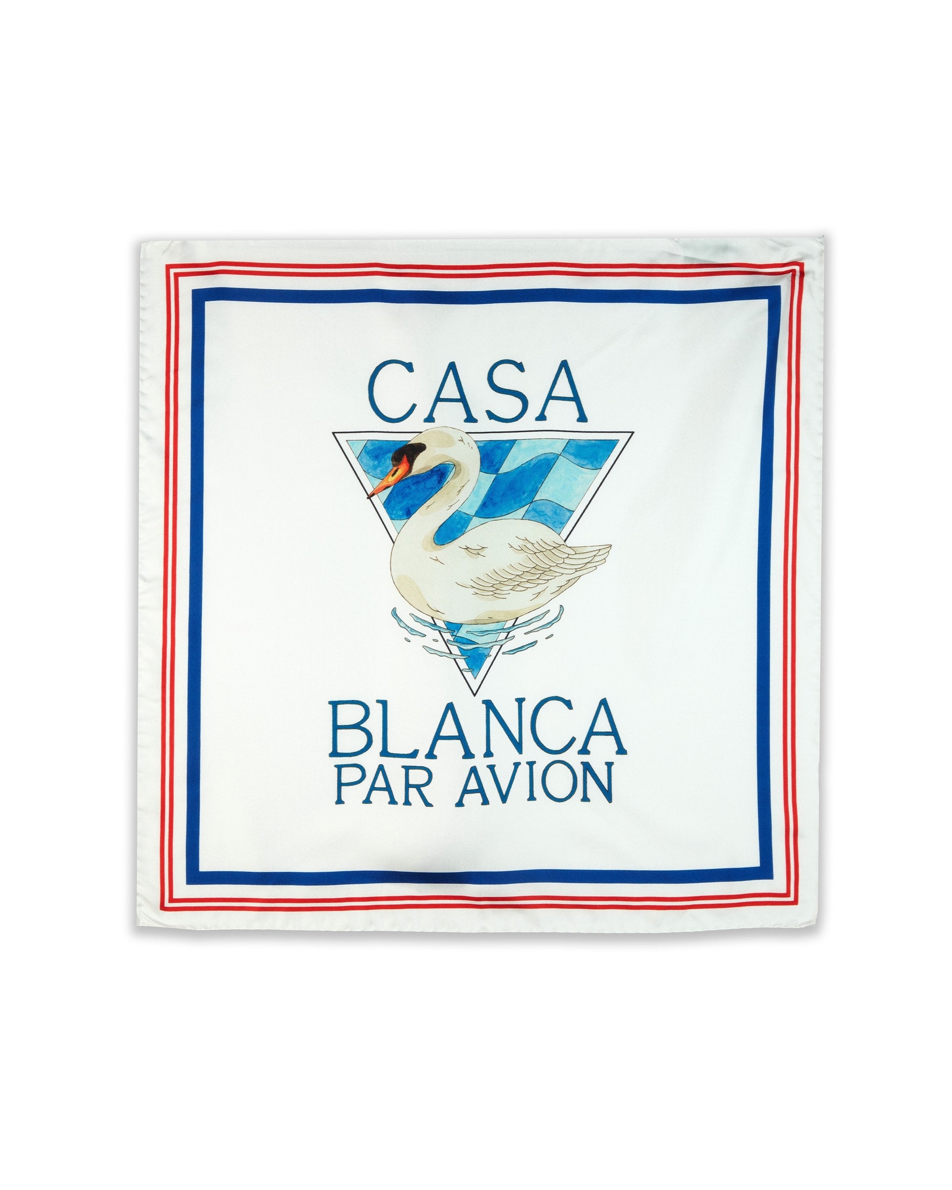 Casablanca Par Avion Silk Scarf - 1