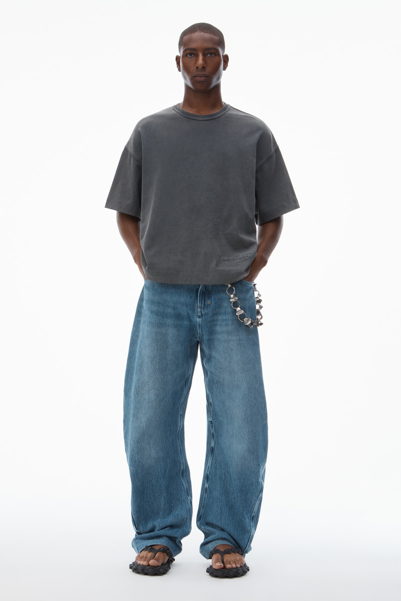 Alexander Wang Men's Logo Tee in Cotton Jersey outlook